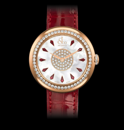 Review Jacob & Co brilliant RUBIES IN ROSE GOLD BQ015.40.RO.KE.A Replica watch